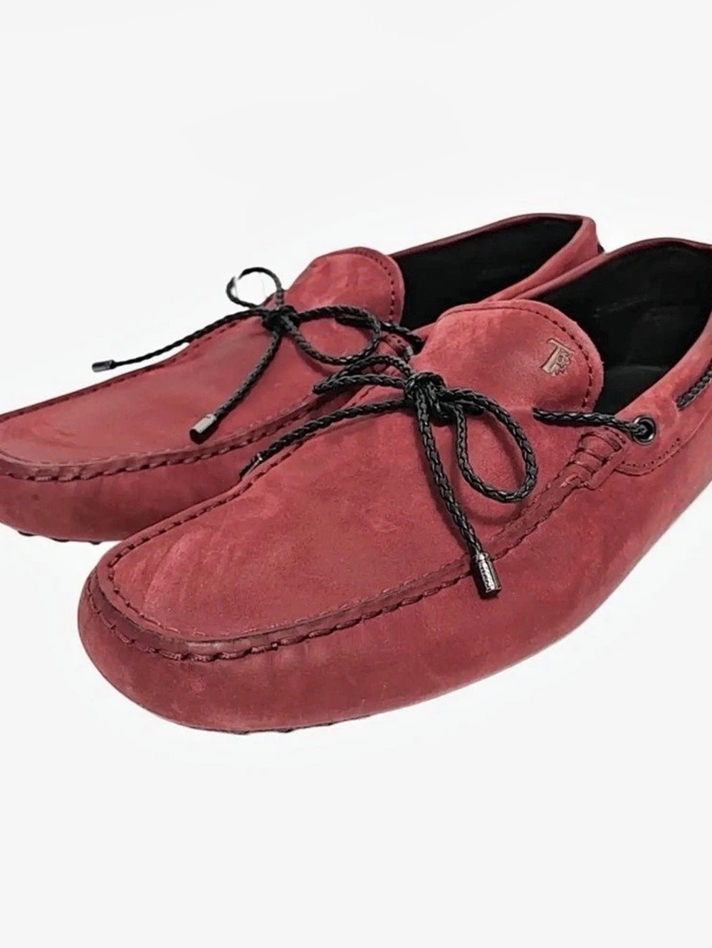 Tod's Gommino Driving Moccasins Red